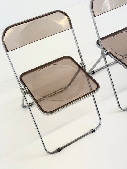 Set van 2 Plia klap stoelen voor Anonima Castelli van Giancarlo Piretti