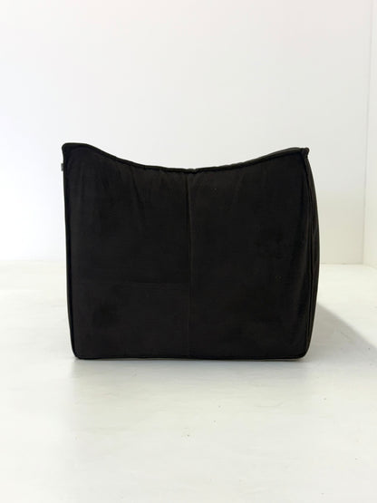 Vintage Bambole bank in donkerbruin van Mario Bellini voor B&B Italia