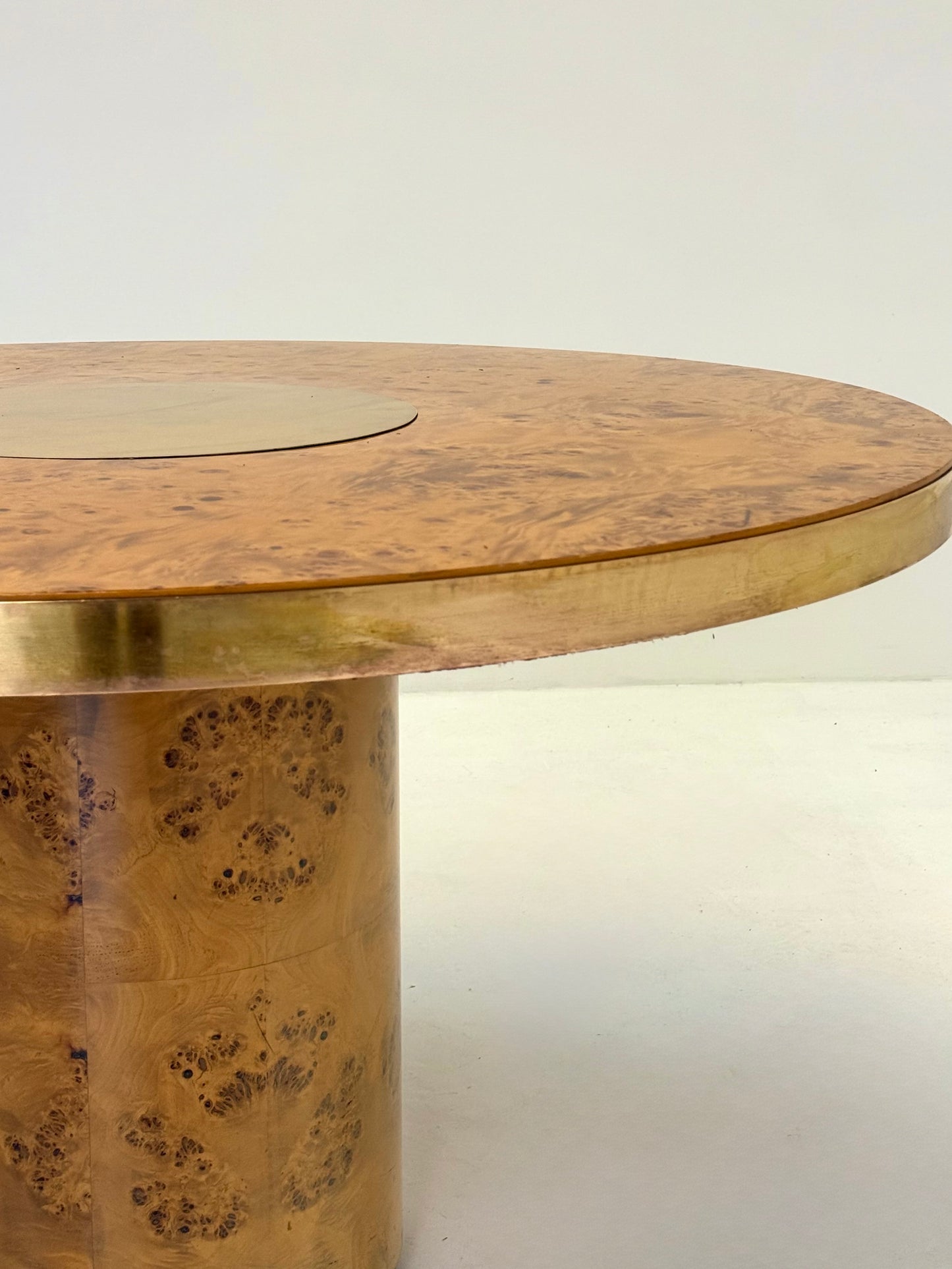 Ronde Eettafel Alveo door Willy Rizzo voor Mario Sabot