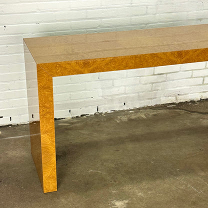 Console tafel met Burlwood van Selva