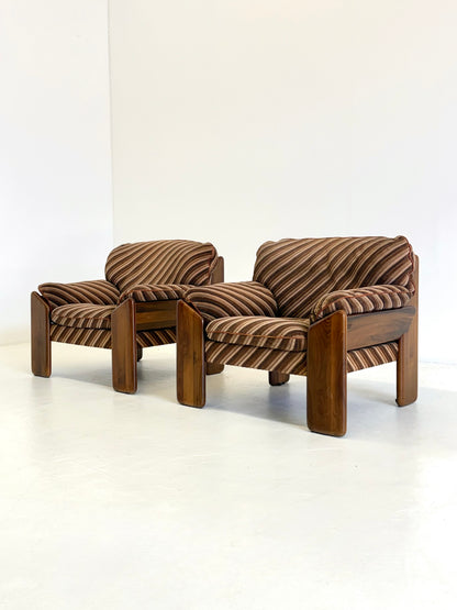 Sapporo fauteuil van Mario Marenco voor Mobil Girgi gestreept