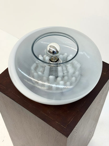 Italiaanse bolvormige space age Murano glazen lamp