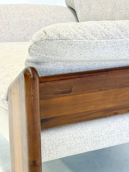 Crème Sapporo fauteuil van Mario Marenco voor Mobil Girgi