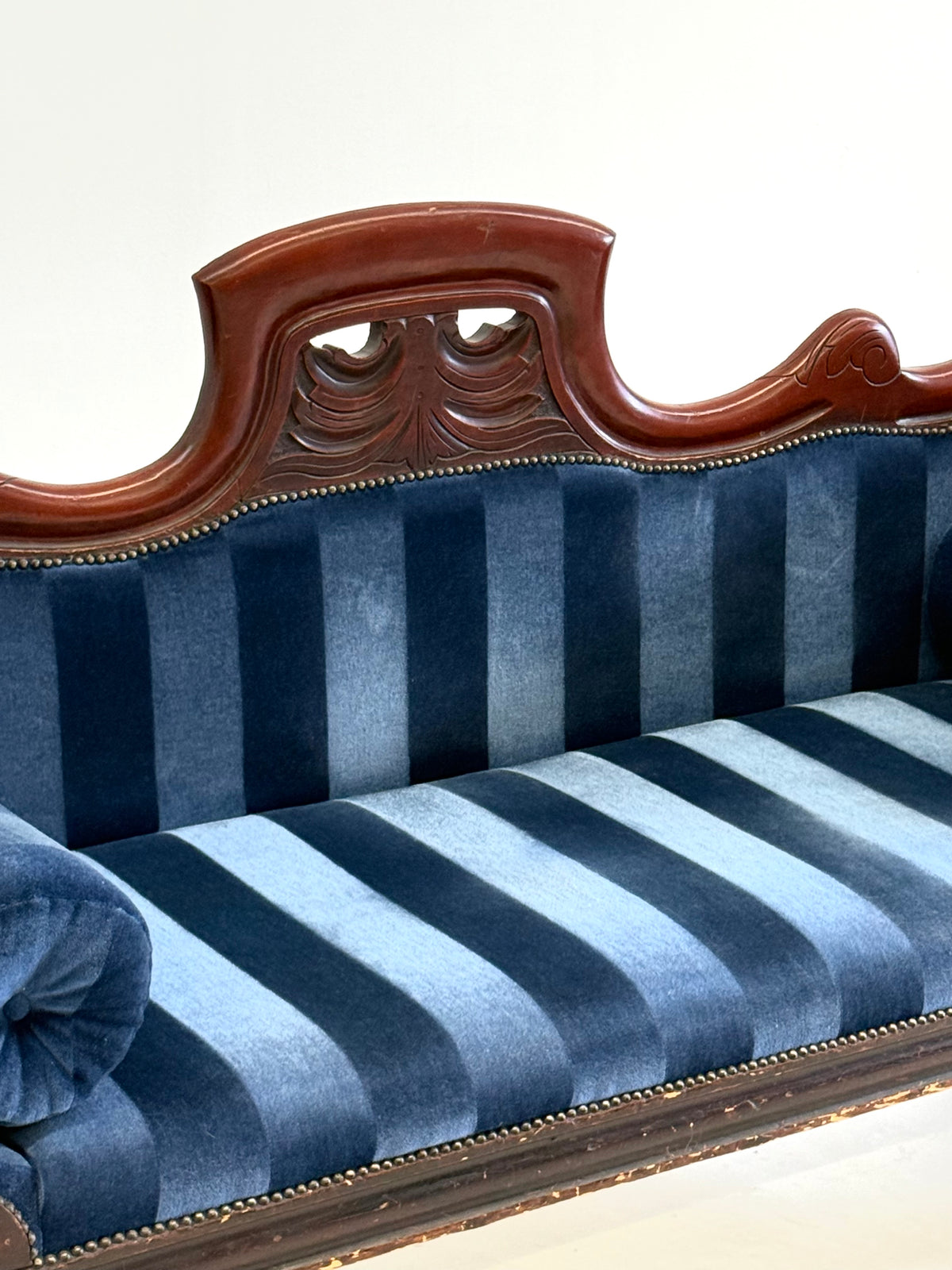 Antieke Victoriaanse Chaise Longue / Méridienne