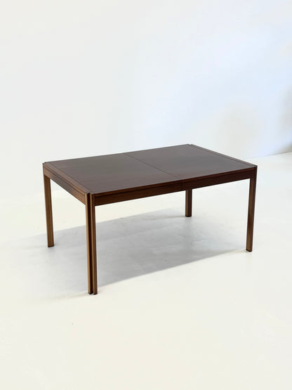 4D houten vintage eettafel door Angelo Mangiarotti voor Molteni