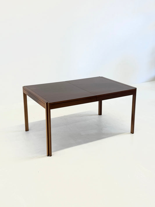 4D houten vintage eettafel door Angelo Mangiarotti voor Molteni