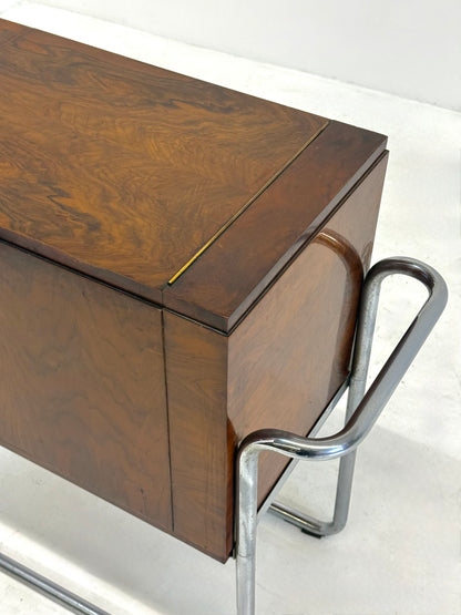 Italiaanse walnoot bar kast van Cova Milano