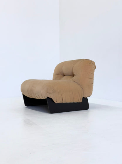 Vier modulaire fauteuils door Giuseppe Munari voor Poltrona Munari