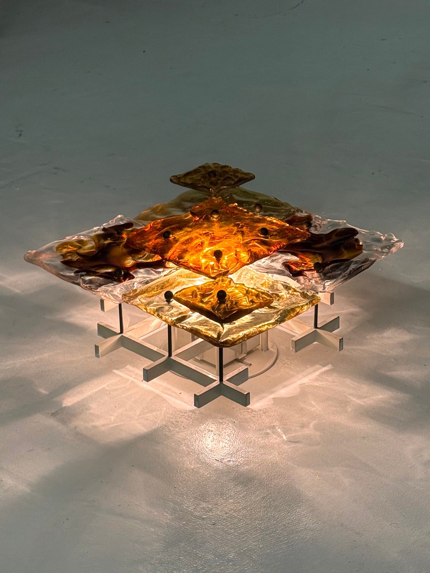 Patchwork wandlampen door Toni Zuccheri voor Venini