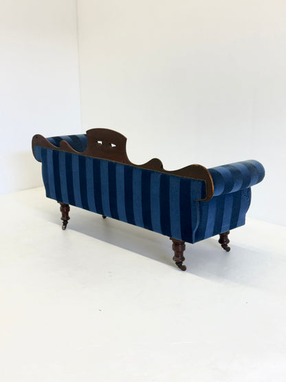 Antieke Victoriaanse Chaise Longue / Méridienne