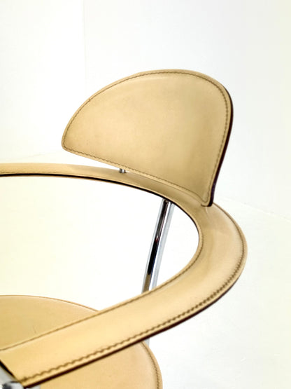 Set gele Marilyn Stiletto eetkamerstoelen Arrben Italy