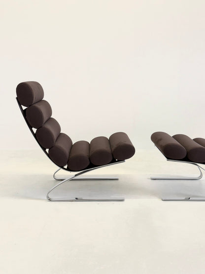 Sinus fauteuil van Reinhold Adolf & Hans-Jürgen Schröpfer voor COR