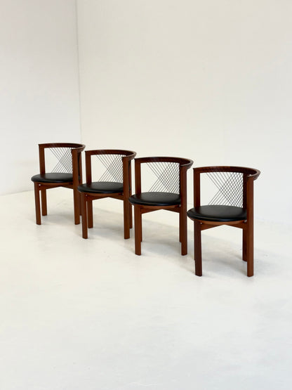 Set Tranekær String stoelen door Niels Jørgen Haugesen
