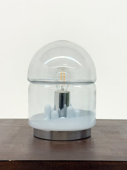 Italiaanse space age Murano glazen tafellamp