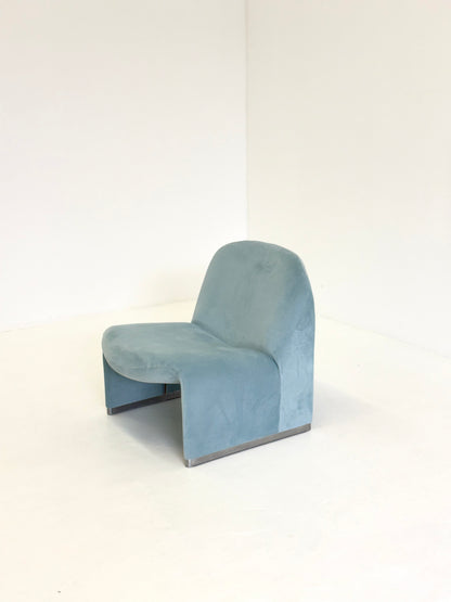 Anonima Castelli Alky Fauteuil in Babyblauw Velvet