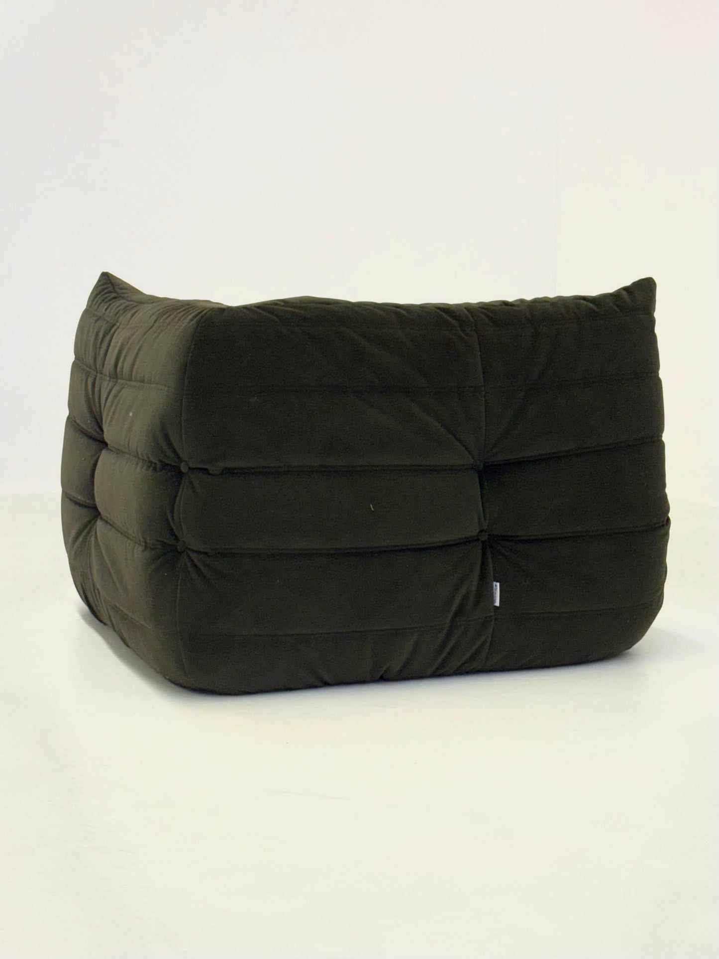 Ligne Roset Togo hoekelement 1-zit in donkergroen velvet