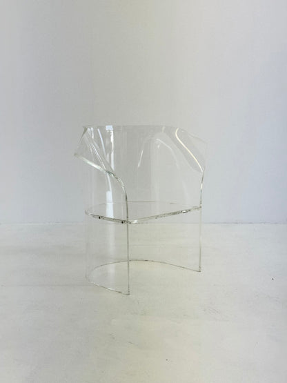 Vintage acrylglas stoel ontworpen door Vladimir Kagan