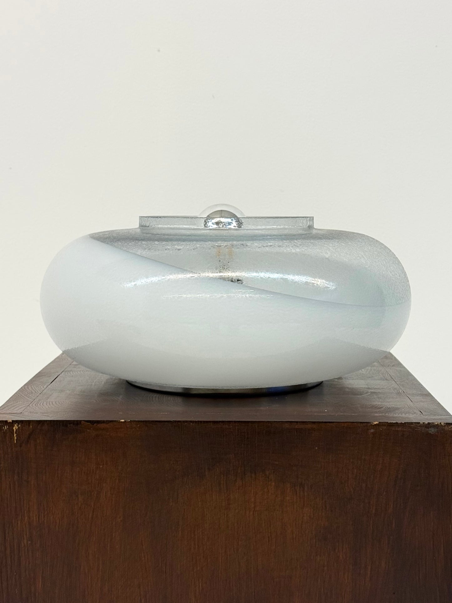 Italiaanse bolvormige space age Murano glazen lamp