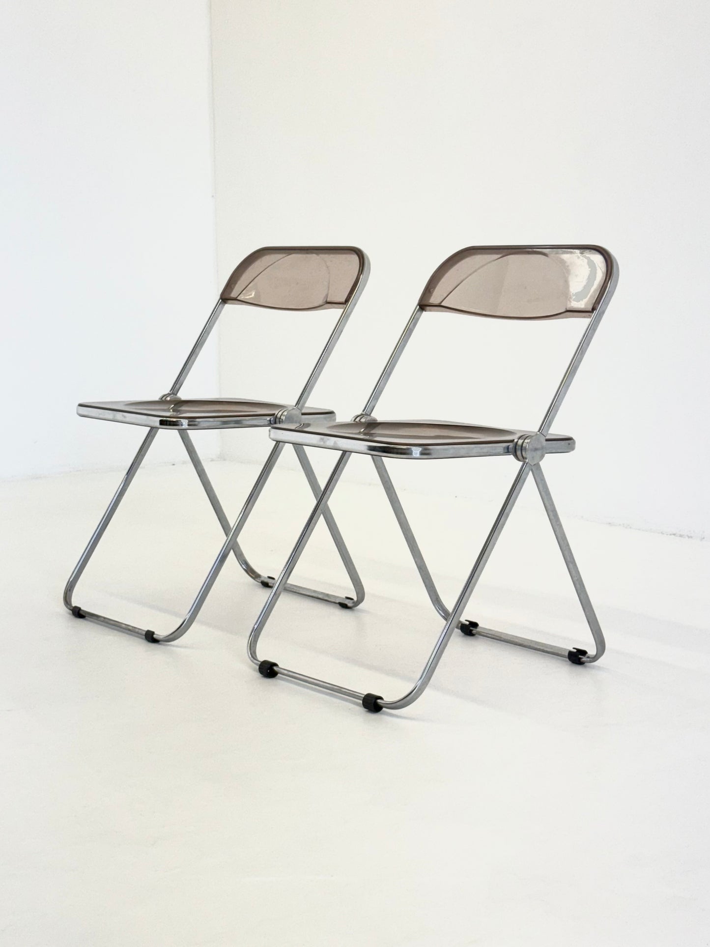 Set van 2 Plia klap stoelen voor Anonima Castelli van Giancarlo Piretti