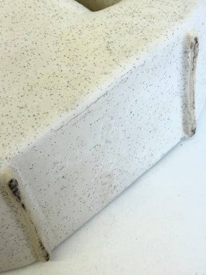 Keramieke vaas van Nereo Boaretto in gebroken wit