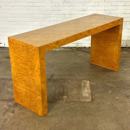 Console tafel met Burlwood van Selva