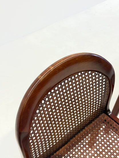 Set van vier Mid-Century eetkamerstoelen van Lübke