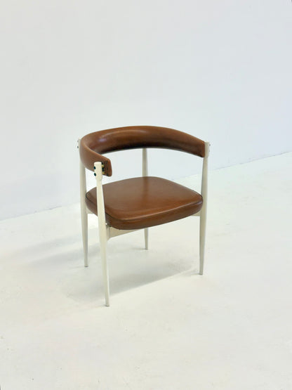 Vintage eettafel stoelen van A. Dal Vera e Figli & door Flam Sansoni