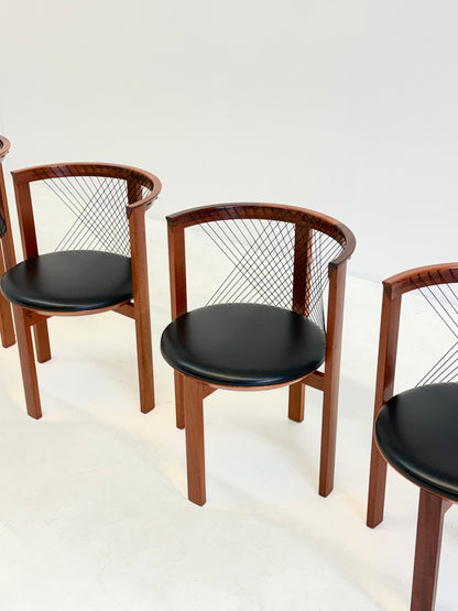 Set Tranekær String stoelen door Niels Jørgen Haugesen