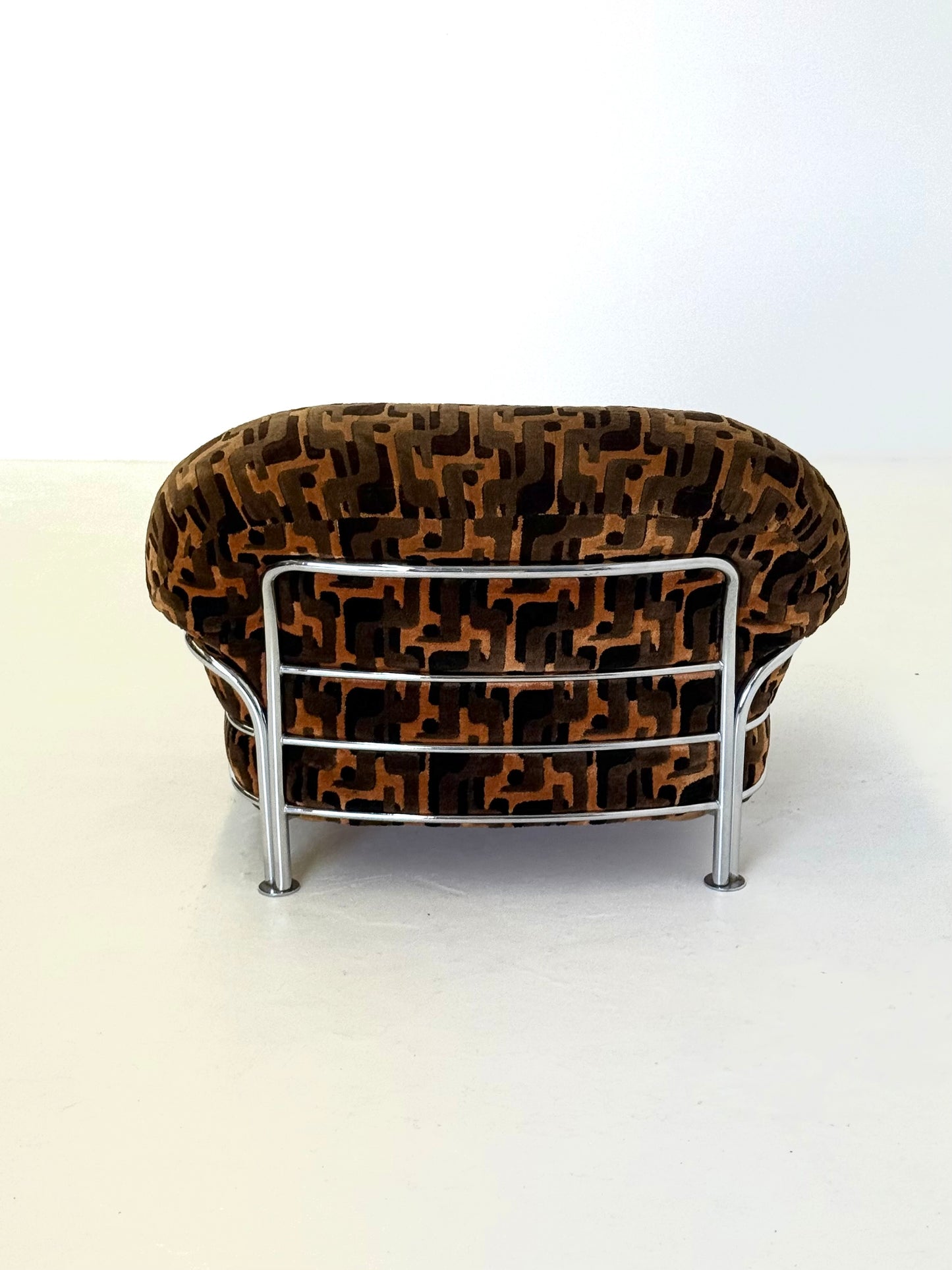Vintage Italiaanse lounge stoelen met buisframe