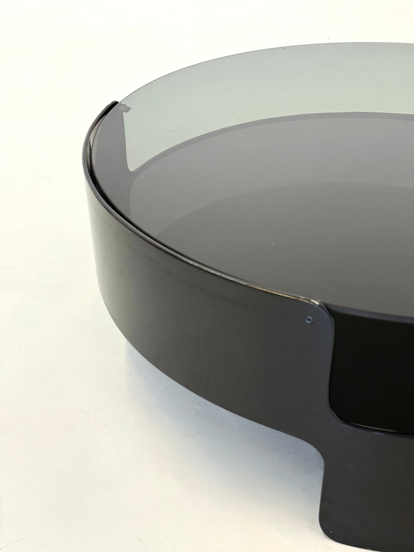 Zwarte space age salontafel van Erik van Buijtenen voor Nebu