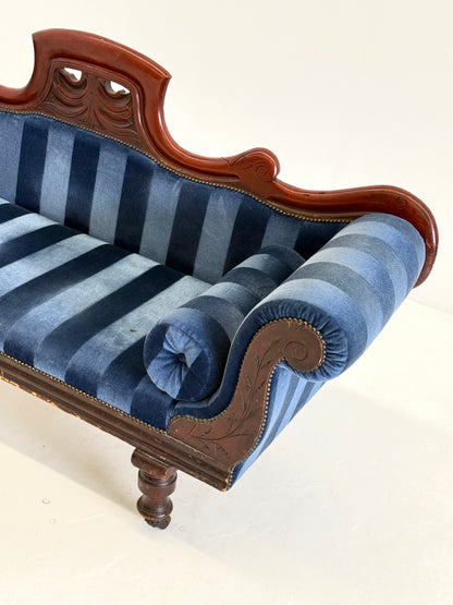 Antieke Victoriaanse Chaise Longue / Méridienne