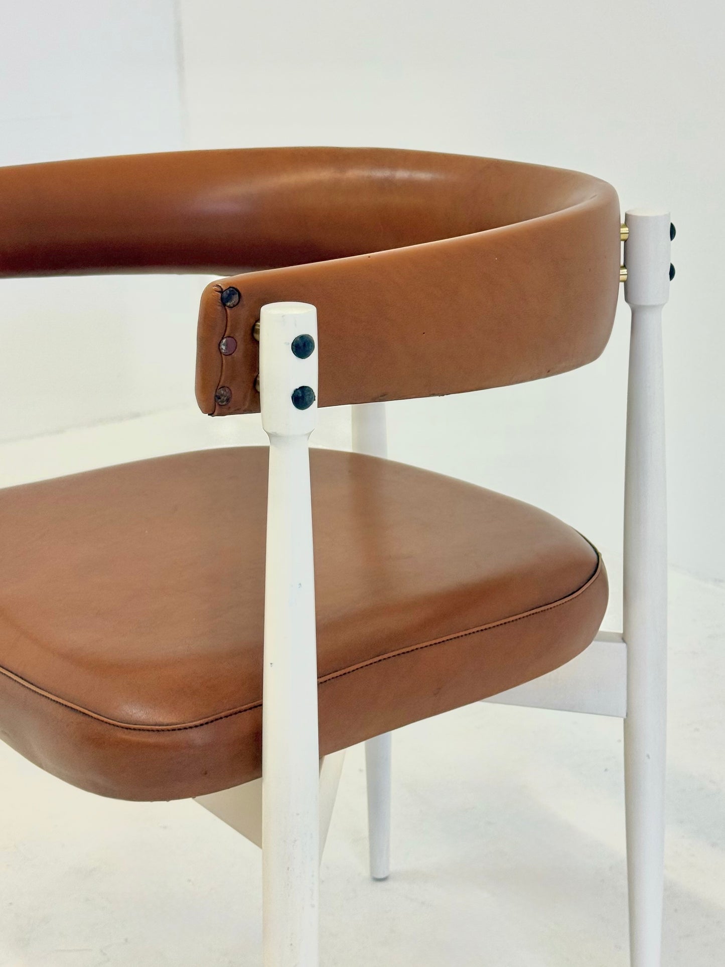 Vintage eettafel stoelen van A. Dal Vera e Figli & door Flam Sansoni