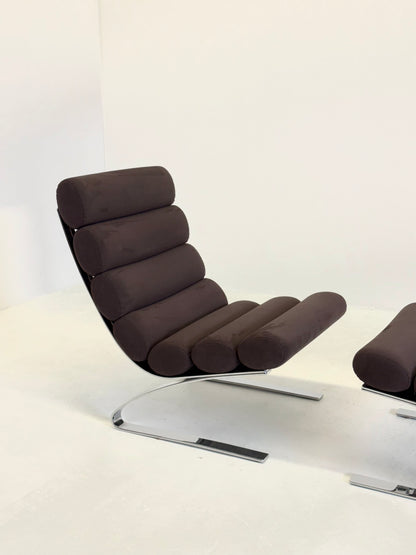 Sinus fauteuil van Reinhold Adolf & Hans-Jürgen Schröpfer voor COR