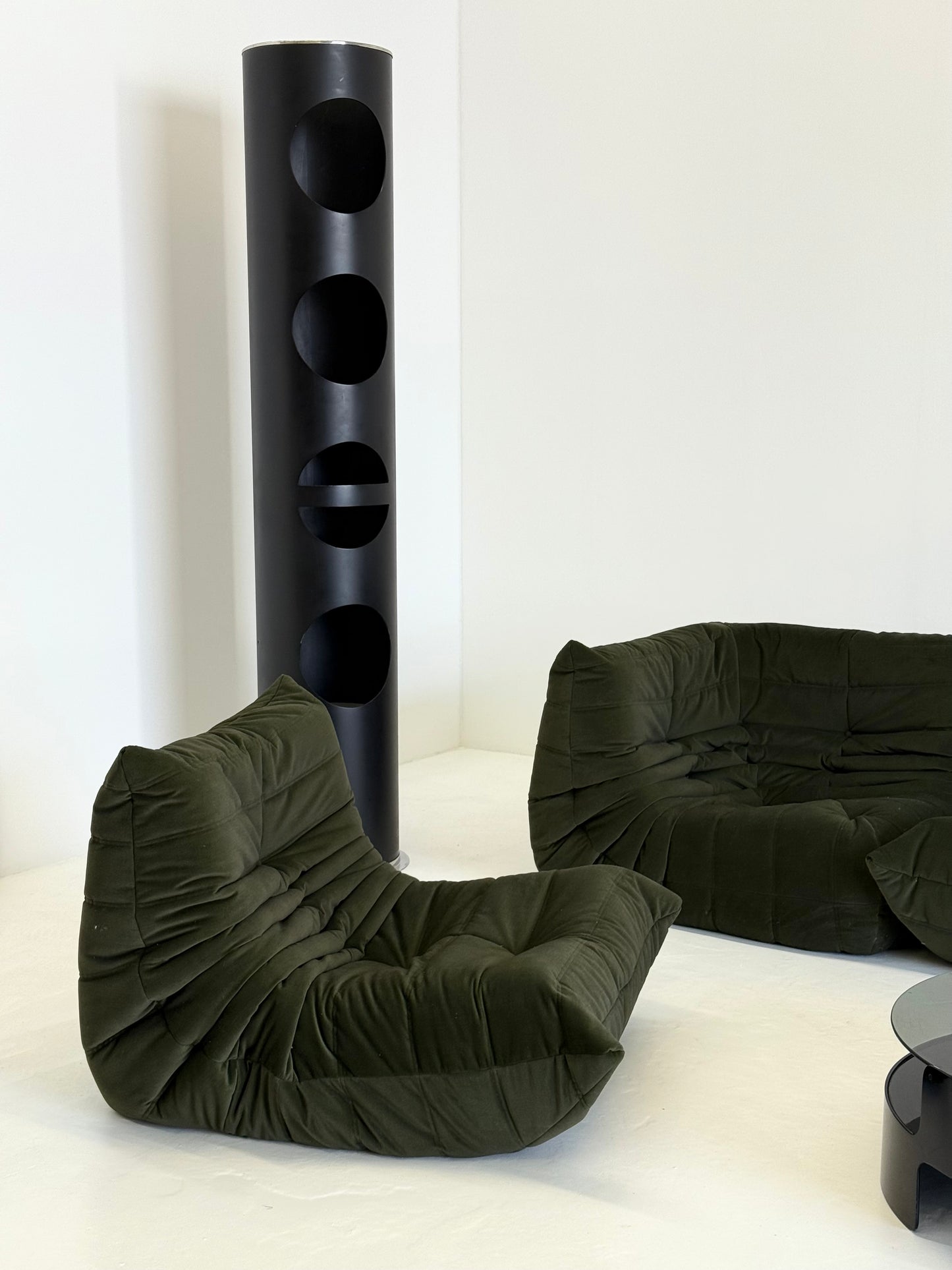 XL Space Age boekenkasten in zwart