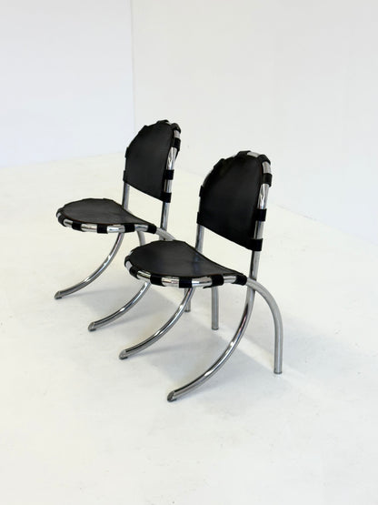 Set van 2 Medusa eetkamerstoelen van Studio Tetrarch voor Alberto Bazzani
