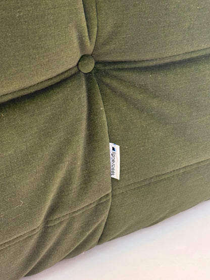 Ligne Roset Togo hoekelement 1-zit in donkergroen velvet