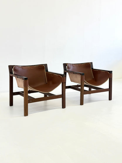 Safari Lounge Chairs van Carlo Hauner voor Forma