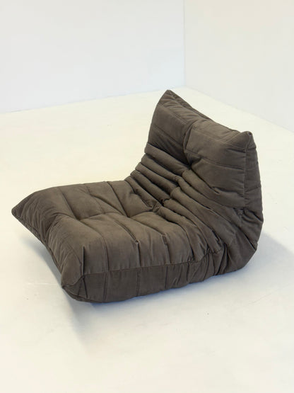 Ligne Roset Togo 1-zits in taupe velvet
