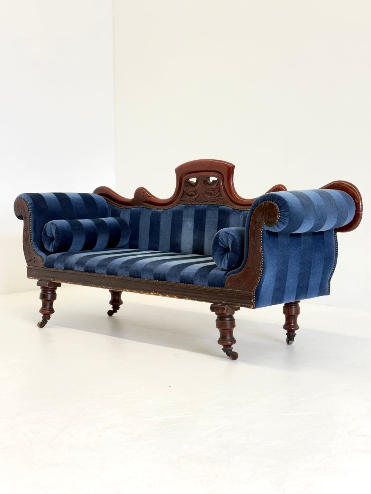Antieke Victoriaanse Chaise Longue / Méridienne