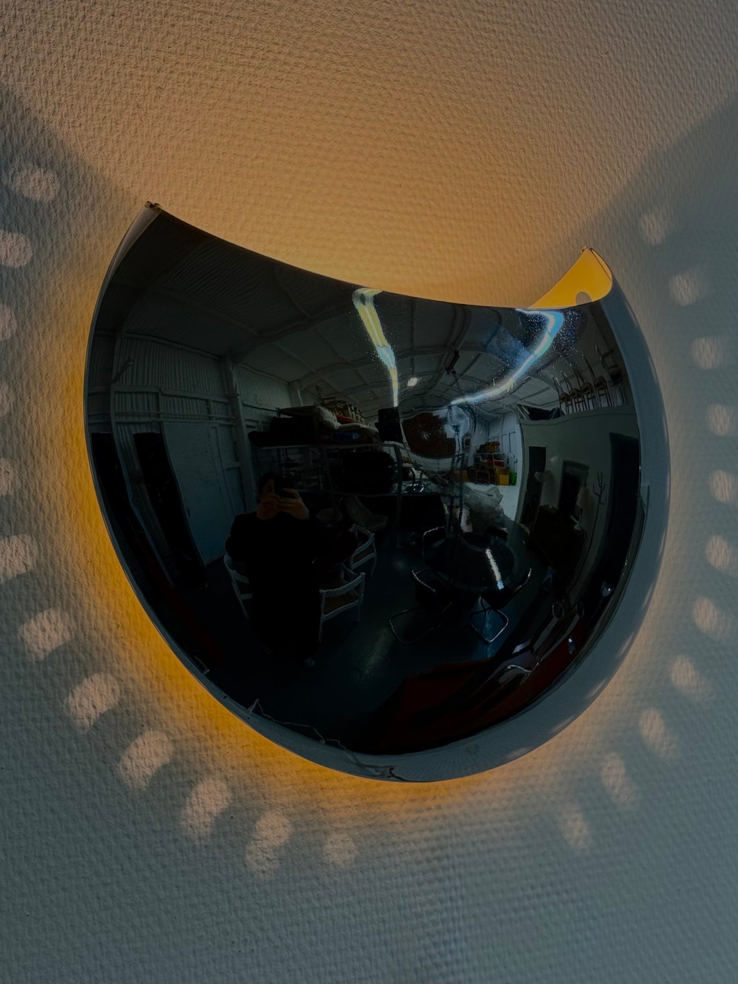 Set van 2 vintage space age wandlampen door Reggiani Goffredo