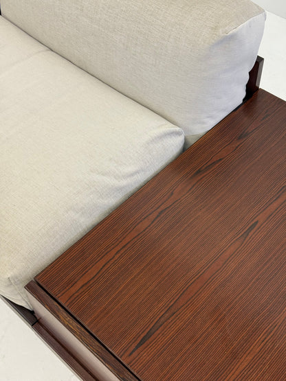 Modulaire Italiaanse bank met salontafel set in Japandi Stijl