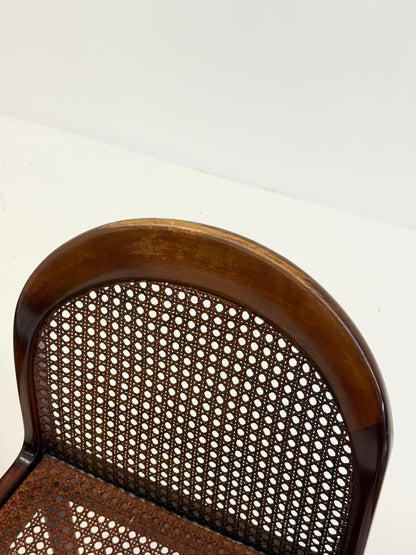 Set van vier Mid-Century eetkamerstoelen van Lübke