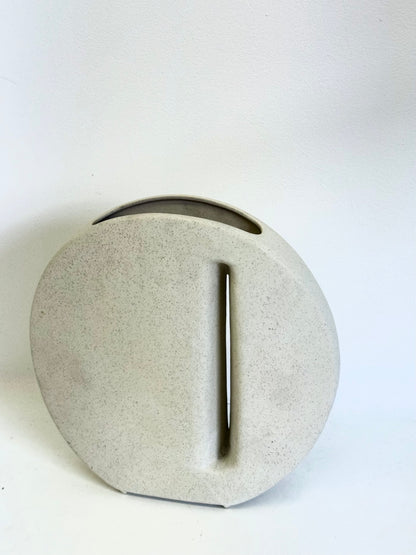 Keramieke vaas van Nereo Boaretto in gebroken wit