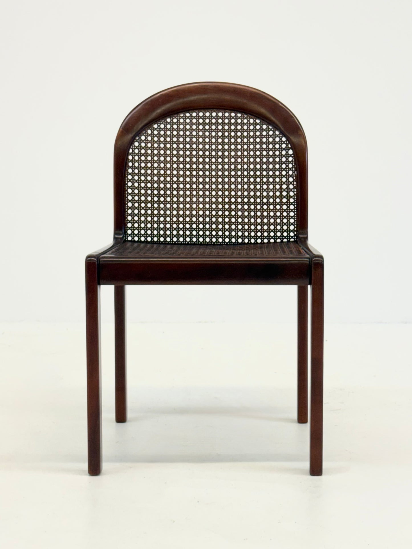 Set van vier Mid-Century eetkamerstoelen van Lübke