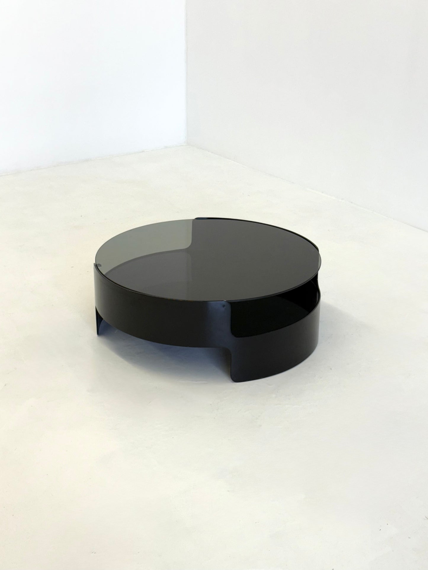 Zwarte space age salontafel van Erik van Buijtenen voor Nebu