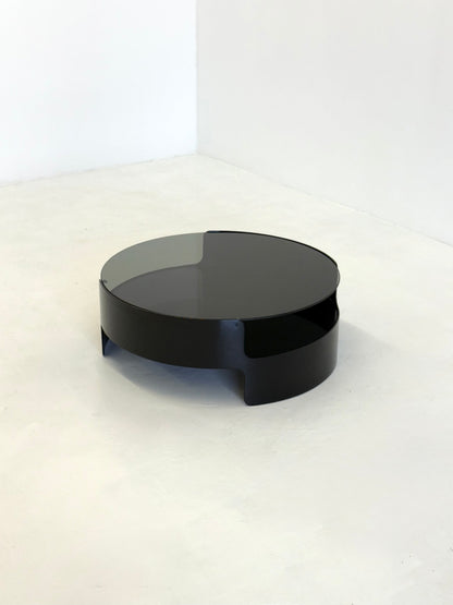 Zwarte space age salontafel van Erik van Buijtenen voor Nebu