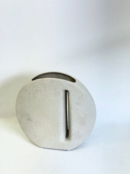 Keramieke vaas van Nereo Boaretto in gebroken wit