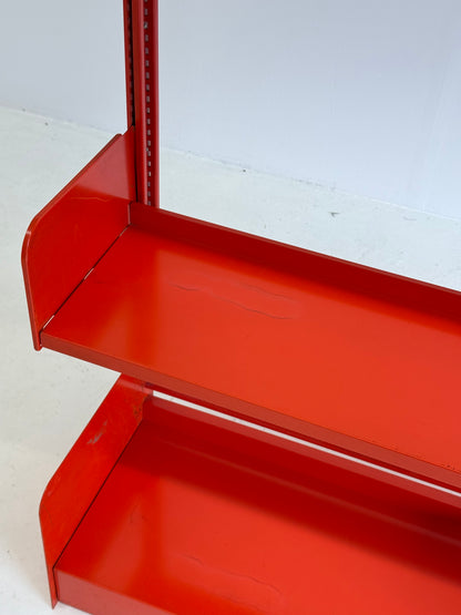 Congresso boekenkast van Lips Vago in rood oranje