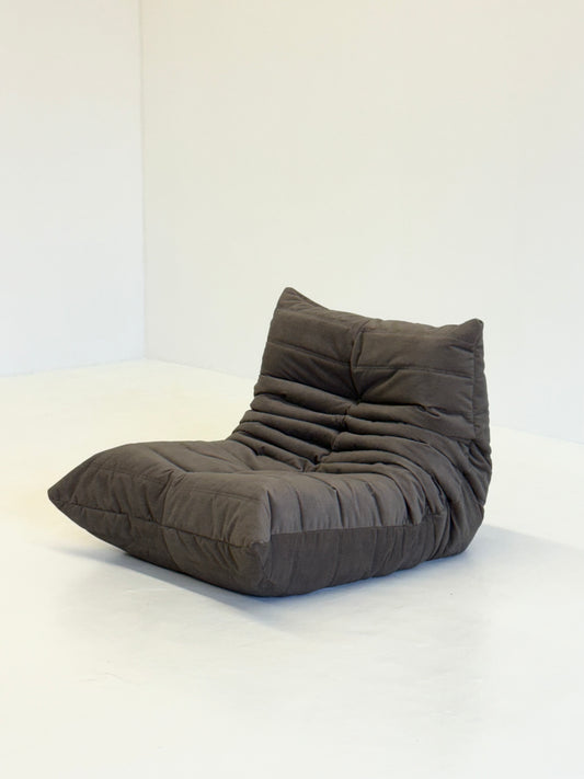 Ligne Roset Togo 1-zits in taupe velvet