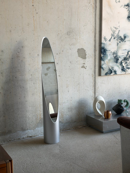 Unghia spiegel zilver van Rodolfo Bonetto Lipstick mirror